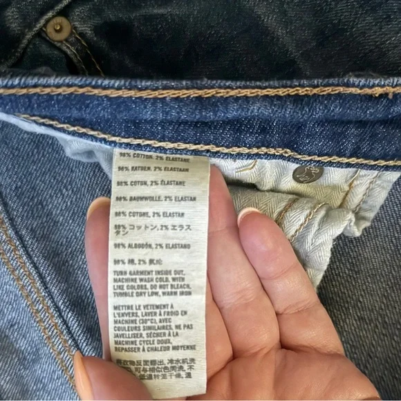 ‼️SALE ‼️🧢 Perfect Stretch Blue Straight Leg Jeans circa 2012 - Picture 3 of 9